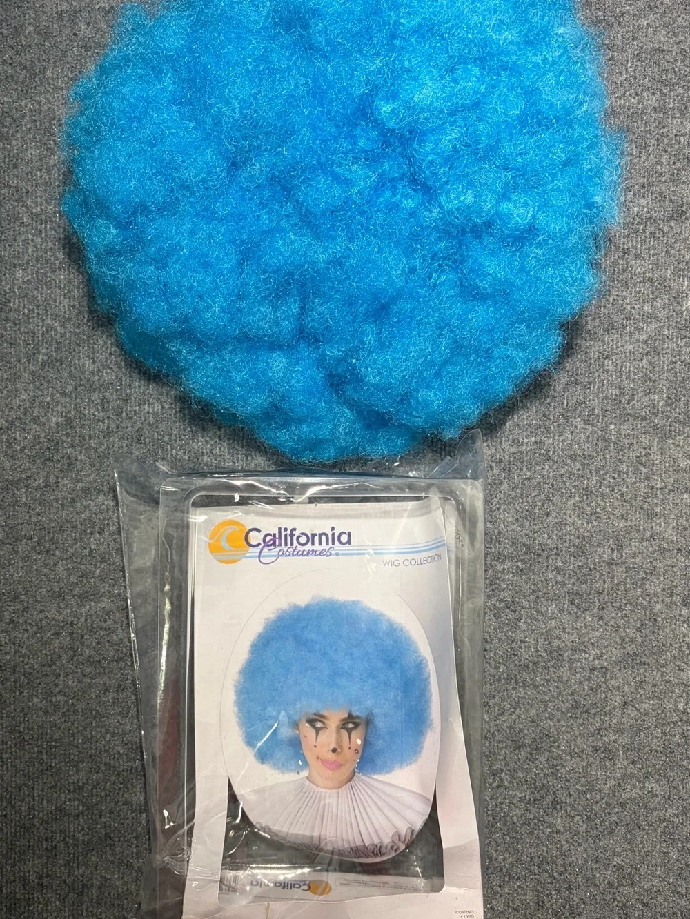 California Costumes Jumbo Afro Wig - Blue